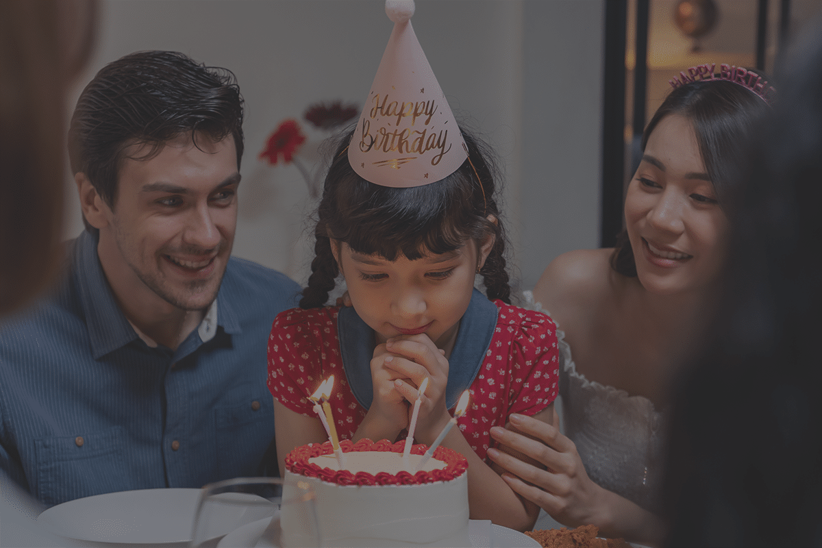 birthday party setup